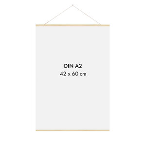 Posterleiste Holz 42 cm (DIN A3, DIN A2) - Sprintis