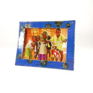 Bilderrahmen 13x18 cm aus recycelten Ölfässern | verschiedene Farben | Industrial Design Upcycling - Moogoo Creative Africa