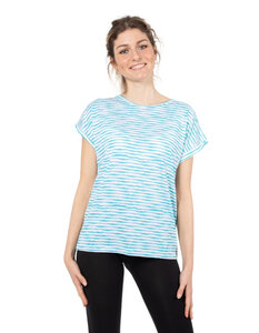 Damen T-Shirt aus Eukalyptus Faser "Laura" | gestreiftes Muster - CORA happywear
