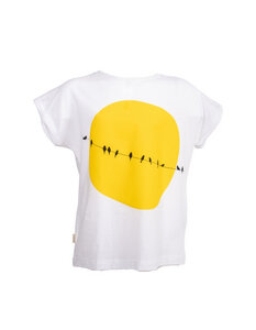Kinder T-Shirt aus Eukalyptus Faser "Laura" | Vögel - CORA happywear