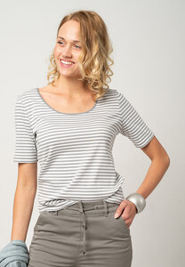 Kurzarmshirt aus 100% Bio-Baumwolle | Breton Shirt - Alma & Lovis