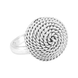 Silber Ring Kordel Fair-Trade und handmade - pakilia