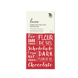 Bio Schokolade 60% Zartbitter Lacoa Fleur de Sel - Mitienda Shop