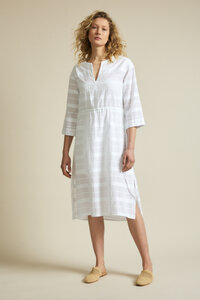 Jacquardkleid aus Bio-Baumwolle - LANIUS
