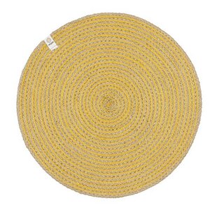 Runde Jute Tischmatte Spiraldesign Ø 32cm - reSpiin