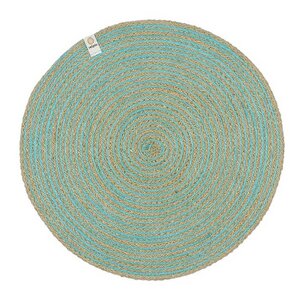 Runde Jute Tischmatte Spiraldesign Ø 32cm - reSpiin