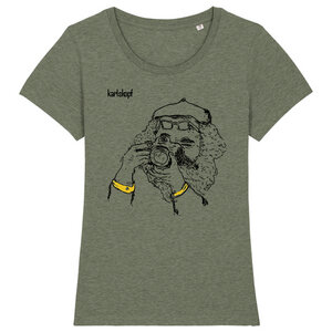 Print T-Shirt Damen | FOTOGRAF | 100% Bio-Baumwolle - karlskopf
