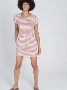 recolution Damen Jersey-Kleid Stripes reine Bio-Baumwolle - recolution