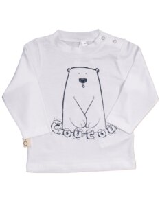 Baby T-Shirt aus Eukalyptus Faser "Aura" | Bär - CORA happywear