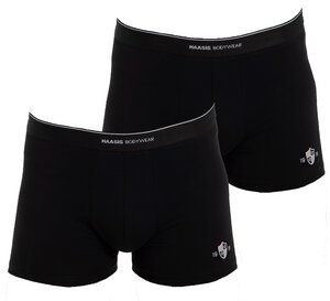 Herren Pants 2er Pack ohne Eingriff, Single Jersey,Webgummibund - Haasis Bodywear