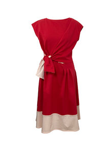 Jerseykleid Anna aus Bio-Baumwolle mit Borte - Skrabak