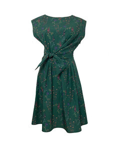Damen Sommerkleid aus Bio-Baumwolle mit floralem Muster - Skrabak