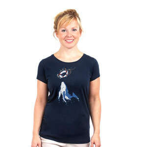 Go Save a Whale - Frauenshirt mit Print Bio  - Coromandel