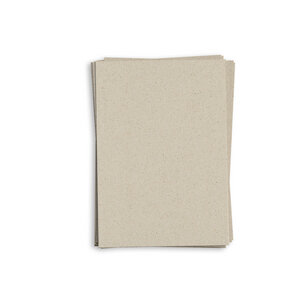 A5 Grußkarte aus Graspapier – Easy – 20 Stück - Matabooks