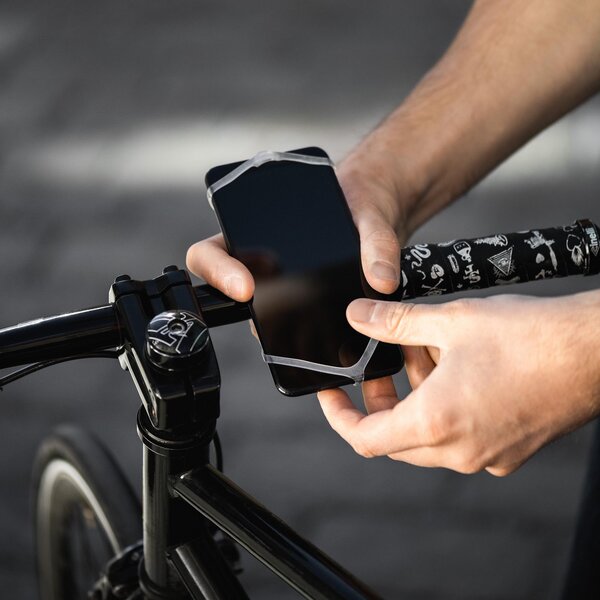 Universal Handyhalterung Fahrrad ALU Lenker Handy Smartphone Halter BIKE ✓