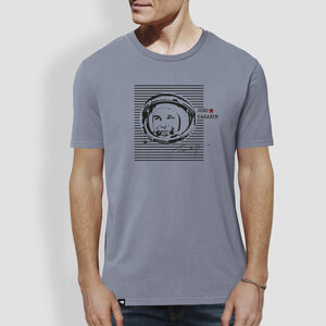 Herren T-Shirt, 'Juri', Lava Grey - little kiwi