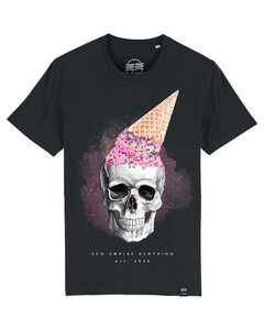 Eco Empire Skull with icecream | Unisex T-Shirt - Eco Empire Clothing