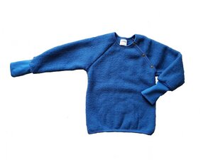 Kinder Wollfleece Pullover mit Bündchen - Ulalü