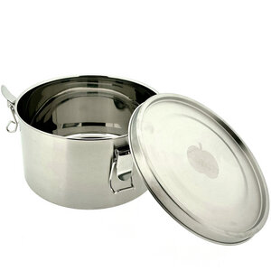 Dichte Edelstahl Lunchbox Click & Bowl, 1800ml - Brotzeit