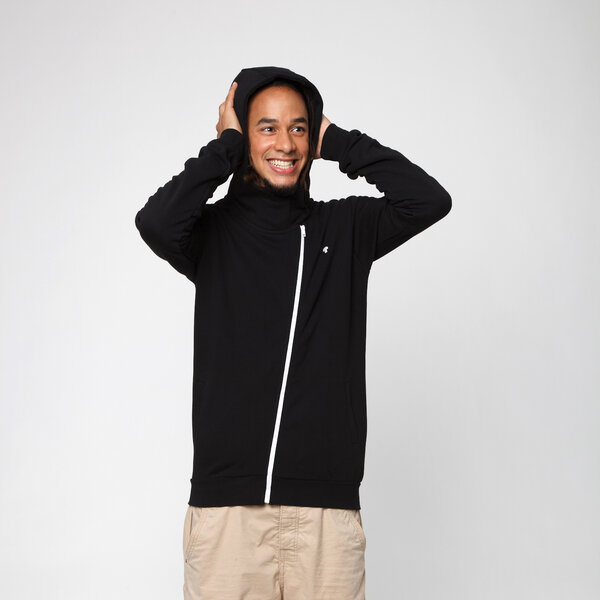ThokkThokk THOKKTHOKK TT1004 YOKE ZIP HOODIE black Avocadostore