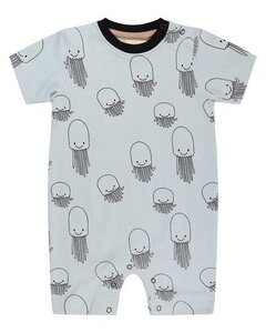 Baby Romper Kurzarm *Jellyfish* Bio Baumwolle | Turtledove London - Turtledove London