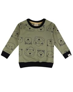 Baby Sweatshirt *Cub Faces* GOTS & BIO | Turtledove London - Turtledove London