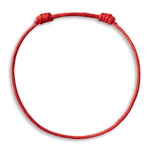 Kabbalah Armband rot aus natürlicher Baumwolle - Oh Bracelet Berlin
