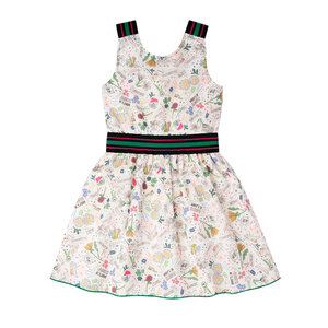 Buntes Bio Baumwolle Kleid "Camellia" - Marraine Kids