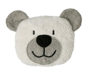 Dinkelkorn-Wärmekissen Teddy, grau (KbA) - Efie