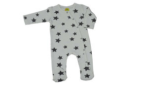 Schlafanzug mit Fuß Sterne - DimOrganic