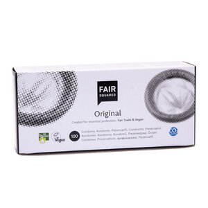 Fair Squared Kondome Original - 100 Stück aus Naturkautschuklatex - Fair Squared