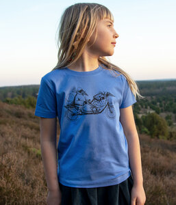 Kinder T-shirt Tandem in bright blue - Cmig