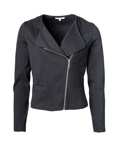 Kurze Jacke aus Bio-Baumwolle in Punto-Qualität 'Punto Biker' - Alma & Lovis