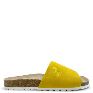 Veganer Eco Pool Slide "thies ® PET" aus recycelten Flaschen, fair produziert mit Kork-Tieffussbett - thies