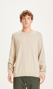 Pullover - "FIELD O-Neck Long Stable Knit" - aus Pima-Biobaumwolle - KnowledgeCotton Apparel