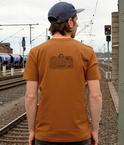 Reisekoffer T-Shirt für Herren in roasted orange - Cmig