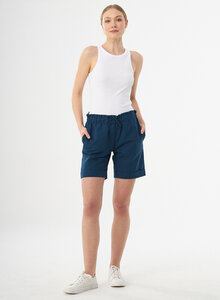 Paperbag-Shorts aus Leinengemisch - ORGANICATION