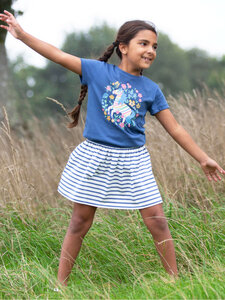 Kinder T-Shirt Floral Zebra reine Bio-Baumwolle - Kite Clothing