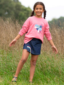 Jeanskort Rainbow reine Bio-Baumwolle - Kite Clothing