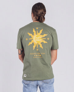 Herren T-Shirt - Sun Crew - Dunkelgrün - Degree Clothing
