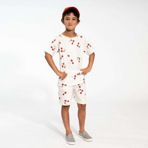 Snurk Kinder Shorty und T-Shirt Cherries-oder Krabben Design 100 % Bio-Baumwolle - SNURK