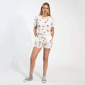 Snurk Damen Shorty und T-Shirt , Cherries -oder Krabben Design 100 % Bio-Baumwolle - SNURK