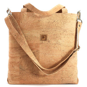 Große TASCHE // Umhängetasche aus Kork // Vegan - Belaine Manufaktur