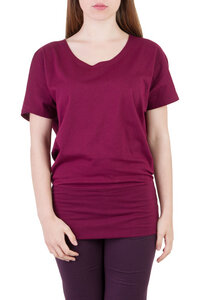 Oversize T-Shirt Gina wine berry - Ajna