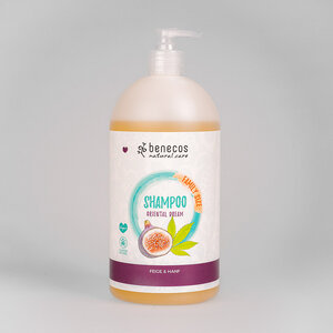 benecos Naturkosmetik - Shampoo - Family Size 950 ml - Feige & Hanf - benecos