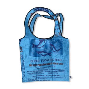 Einkaufstasche Ri43 recycelter Reissack - Beadbags