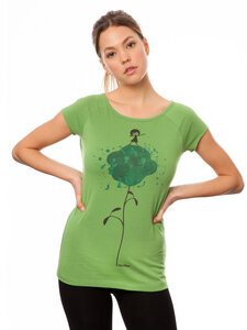 Damen T-Shirt Dab Dance Bio Fair - FellHerz