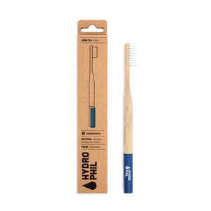 Zahnbürste aus Bambus | extra weich | dunkelblau - HYDROPHIL