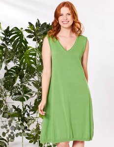 Strick-Kleid Laureline mit V-Ausschnitt - aus 100% Bio-Baumwolle - Deerberg