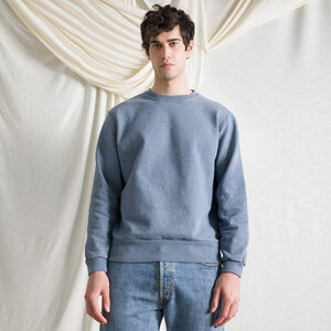 Herren Sweatshirt Recycelter Denim-Baumwolle Cassius - Rifò - Circular Fashion Made in Italy